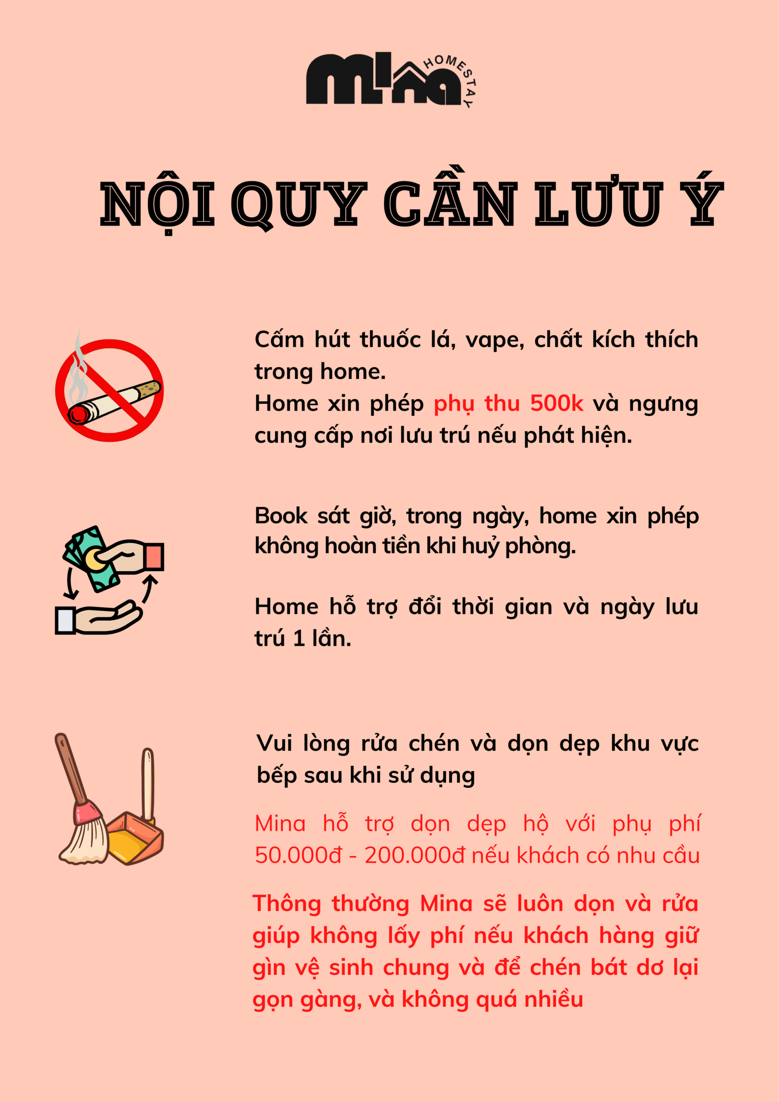 Nội Quy Cần Lưu Ý