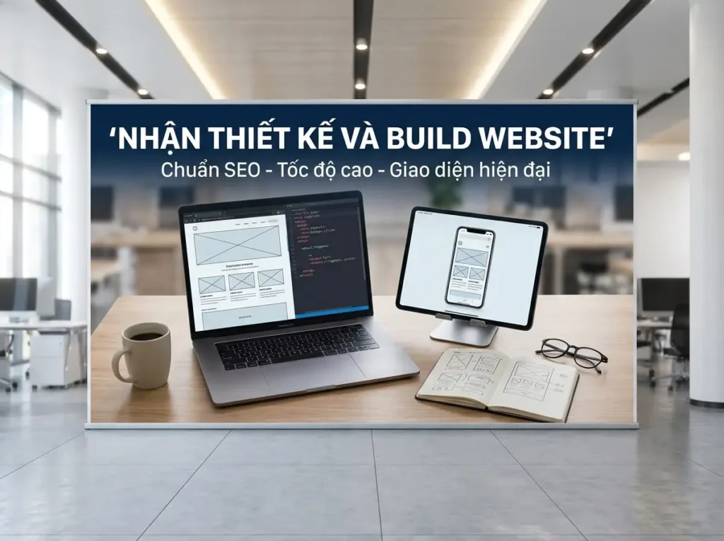 Nhận thiết kế và Build Website chuyên nghiệp, tối ưu SEO